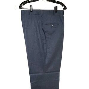 Titus Mac Duff Men's Dress Pants 100% Wool Straight Leg Gray Size 36